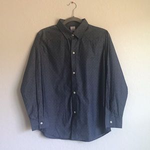 Long-Sleeved Button Dress Shirt | XL (14/16)